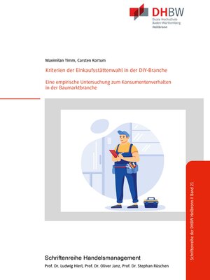 cover image of Kriterien der Einkaufsstättenwahl in der DIY-Branche